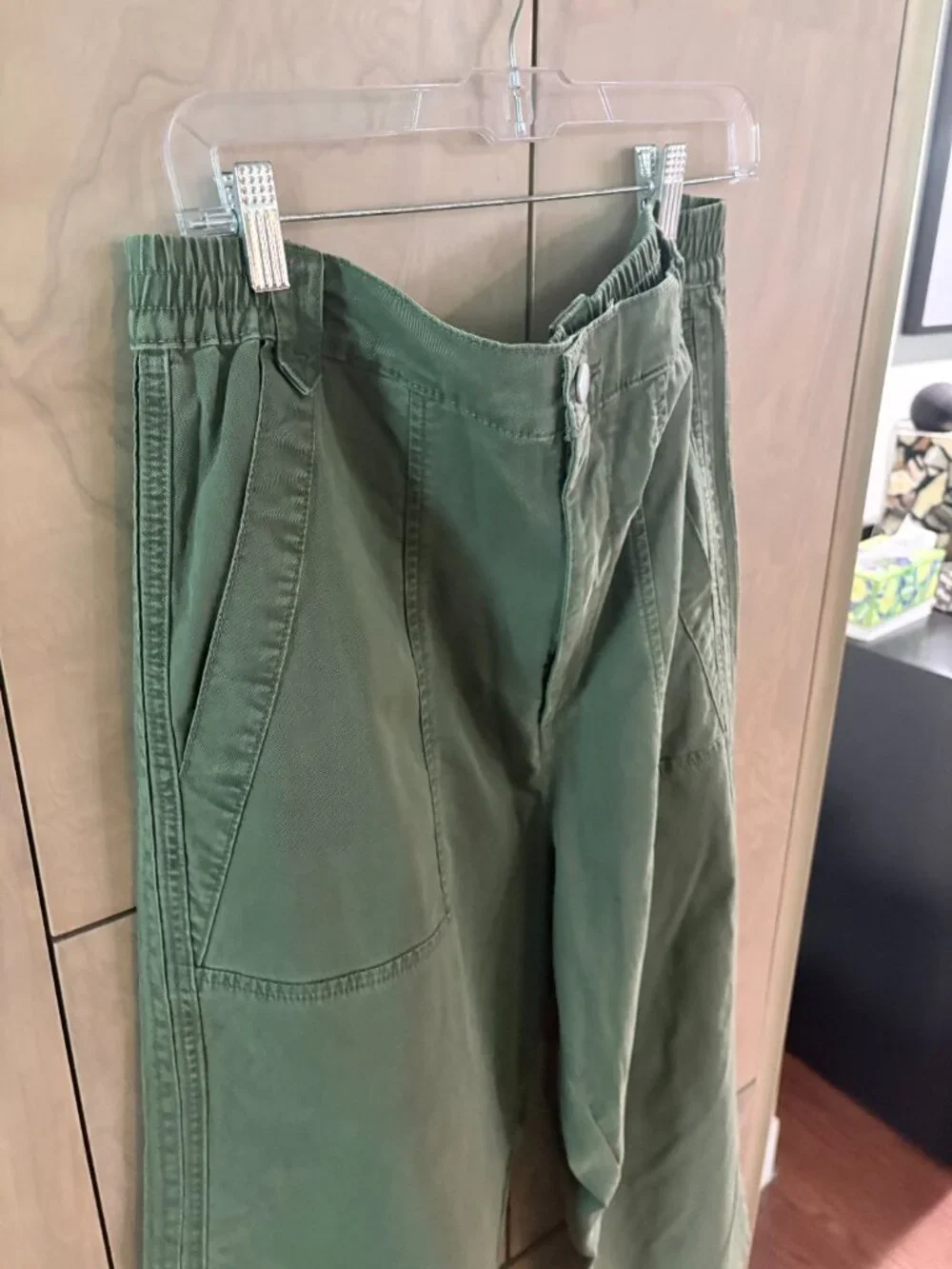 Anthro (Pilcro) Cool Army Green Pants